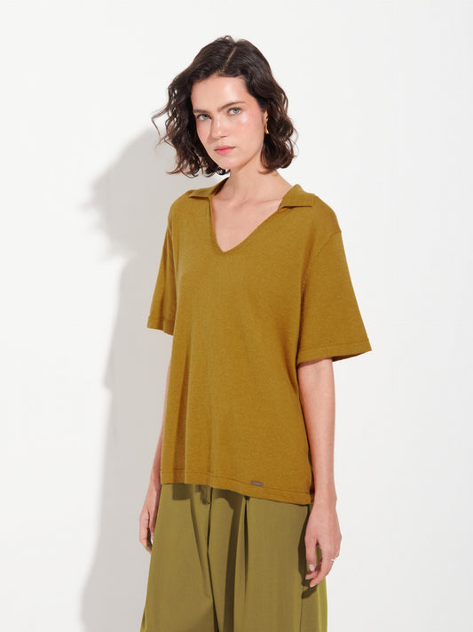 Zymba T-Shirt Cotton Color Yellow