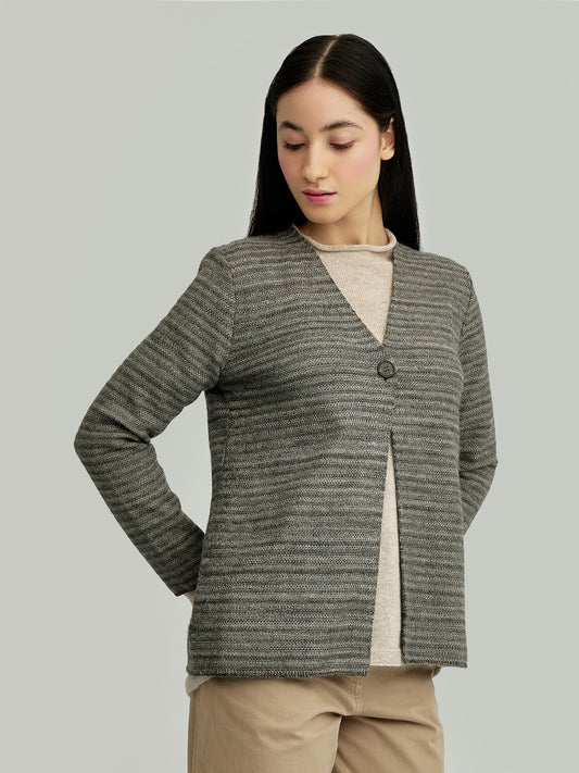 Yudith Cardigan Baby Alpaca Color Beige