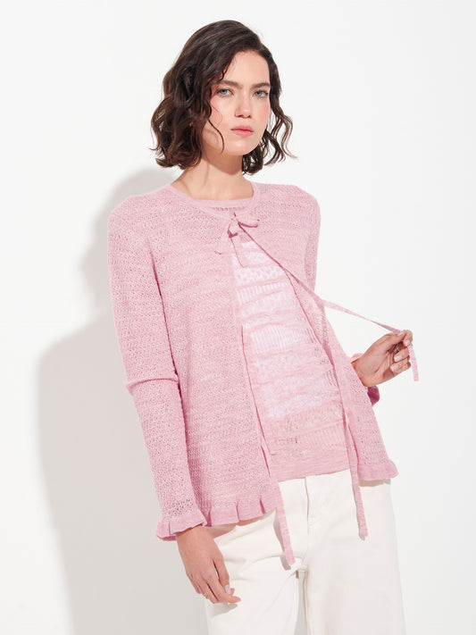 Zaeta Cardigan Baby Alpaca Color Pink