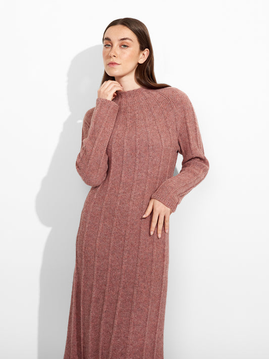 Zephir Dress Baby Alpaca Color Pink