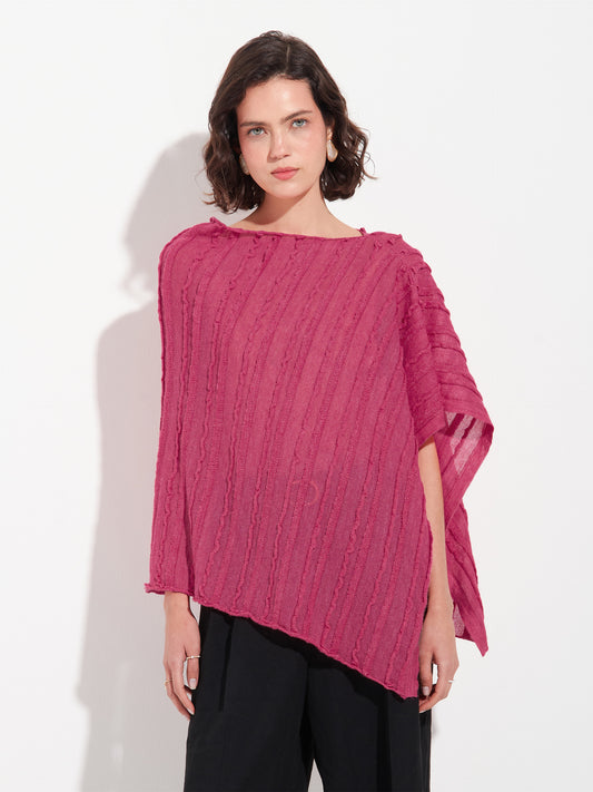 Zarina Poncho Baby Alpaca Color Beige