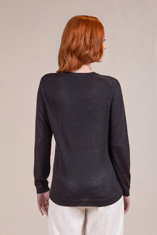 Alexia Sweater Baby Alpaca Color Black