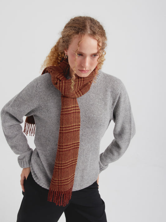 Cardenal Scarf Baby Alpaca Color Red