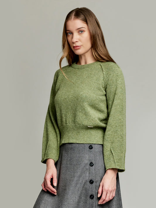 Yovi Sweater Baby Alpaca Color Green