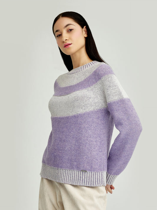 Ydris Sweater Baby Alpaca Color Purple