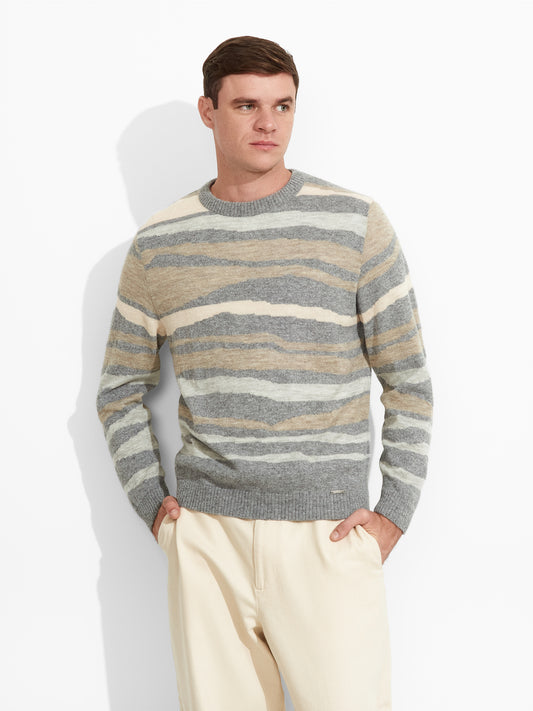Zar Sweater Baby Alpaca Color Grey