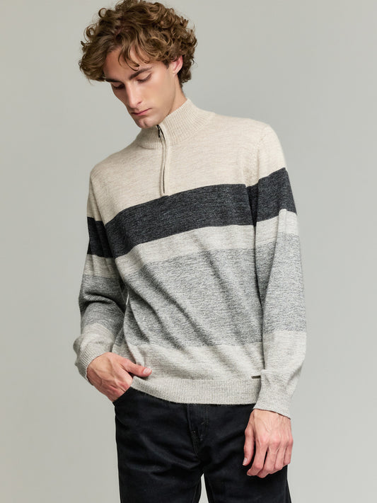Yonas Sweater Baby Alpaca Color Grey