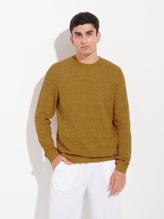 Zoom Sweater Baby Alpaca Color Yellow