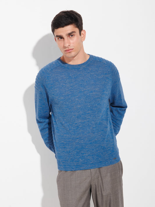 Zwei  Sweater Baby Alpaca Color Blue