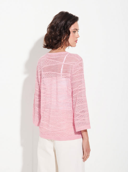 Zample Sweater Baby Alpaca Color Pink
