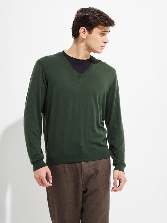 Brian Sweater Vicuña Color Green