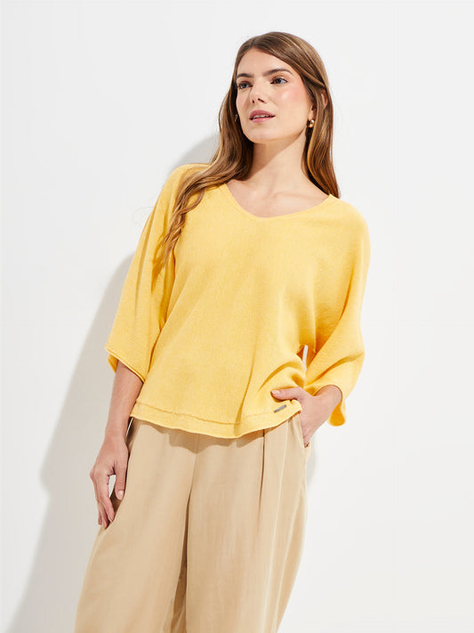 Yolanda Sweater Cotton Color Yellow