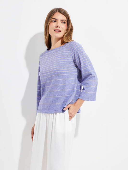 Yackelina Sweater Cotton Color Blue