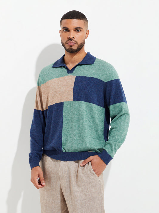 Yvan Sweater Cotton Color Blue