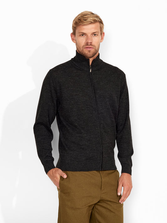 Andreas Cardigan Baby Alpaca Color Anthracite