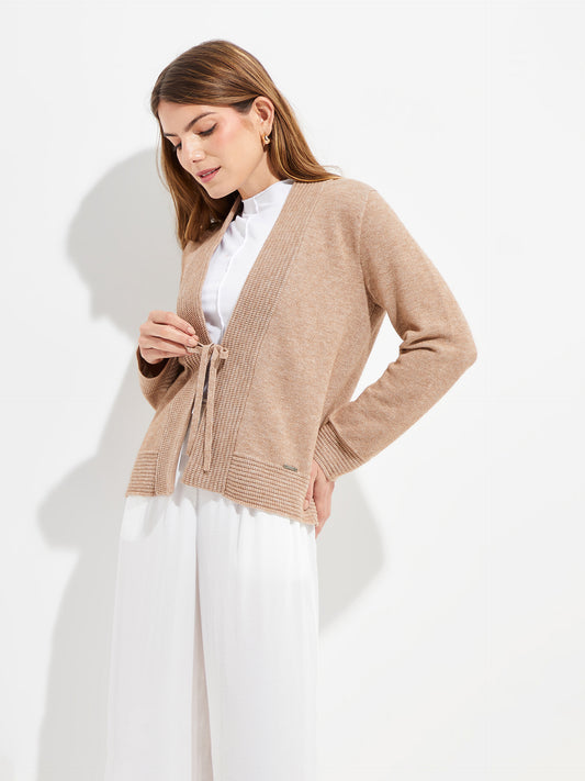 Yalika Cardigan Cotton Color Beige