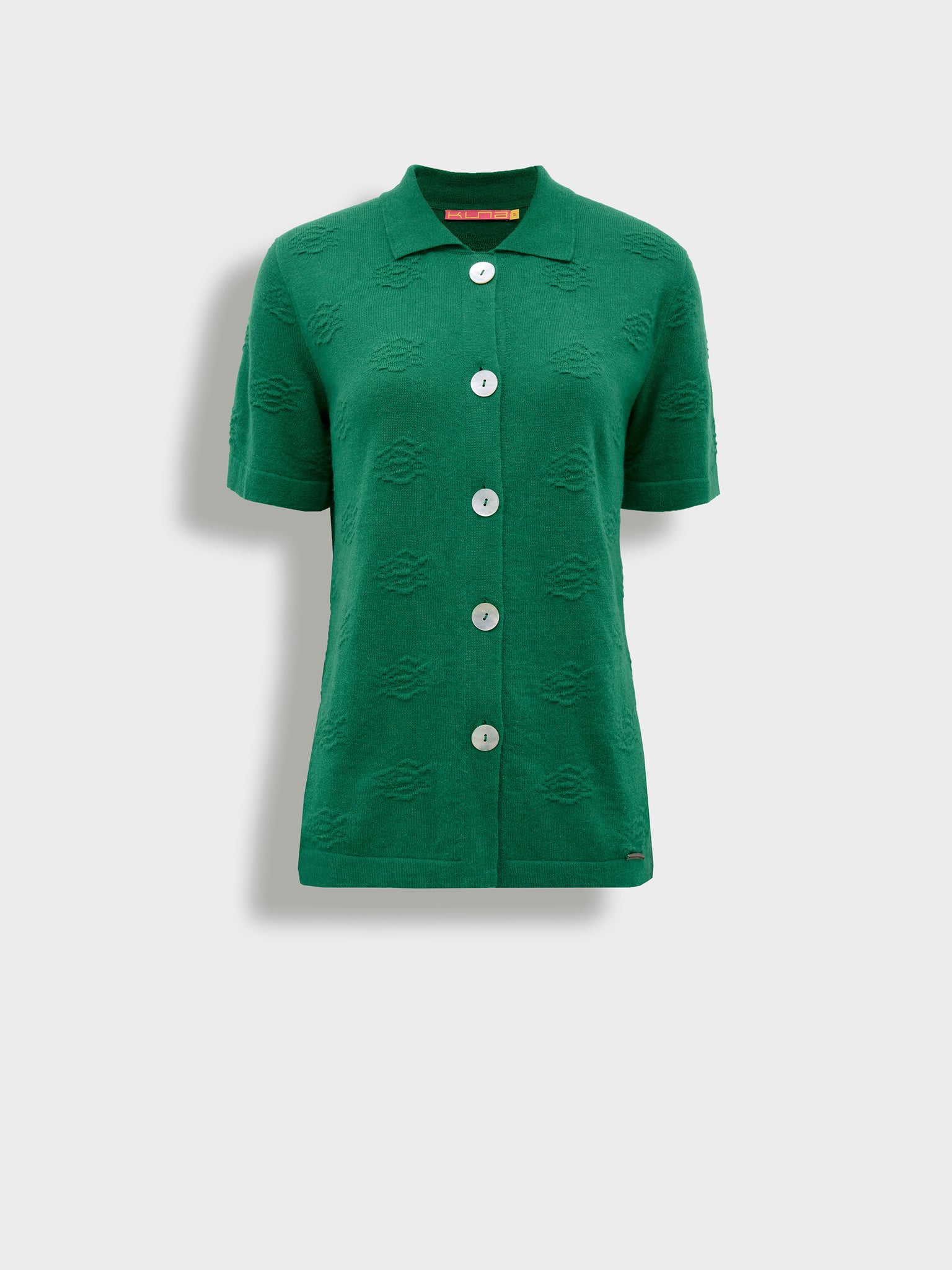 Zabeth Blouse Cotton Color Green