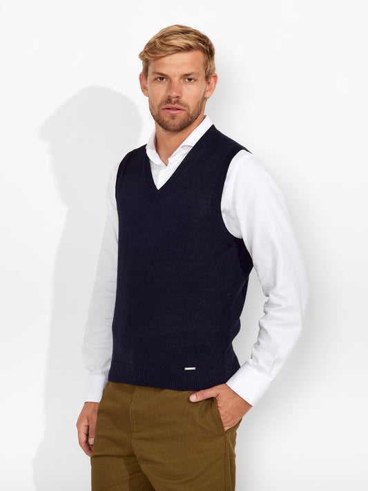 Abel Vest Baby Alpaca Color Golondrina