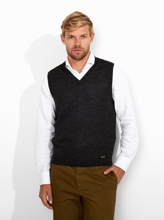 Abel Vest Baby Alpaca Color Anthracite
