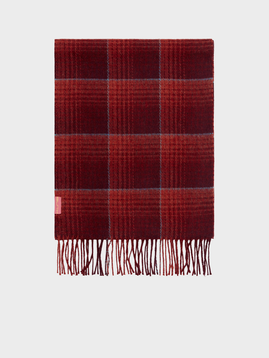 Castel Scarf Baby Alpaca Color Red