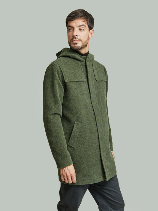 Yared Coat Wool & Alpaca Color Green