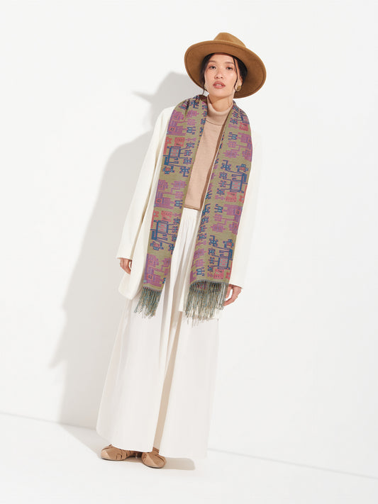 Nazca - 52 Shawl Baby Alpaca Color Purple