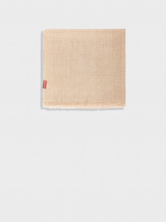 Teaberry B Shawl Baby Alpaca Color Beige