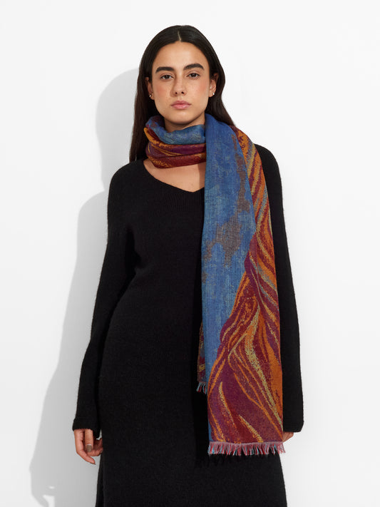 Montana Arcoiris Shawl Royal Alpaca And Silk Color Multicolor