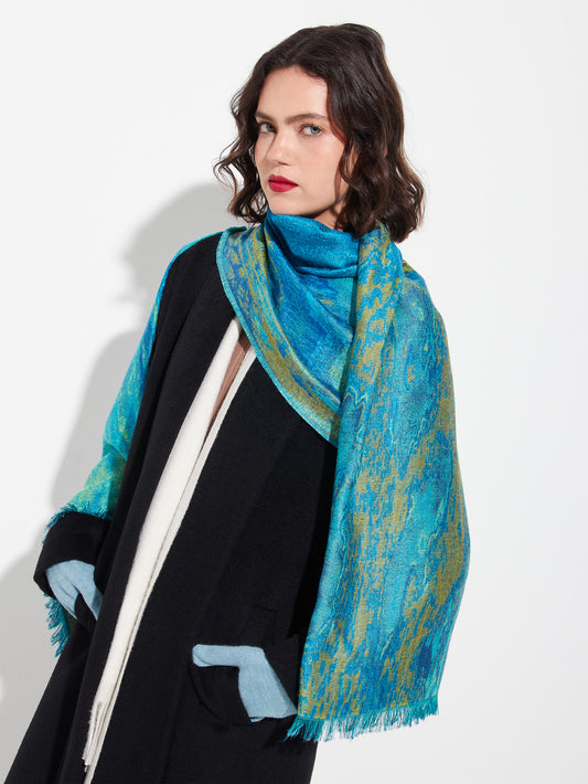 Barrera De Coral Shawl Royal Alpaca And Silk Color Multicolor