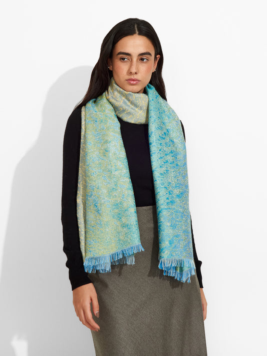 Pfeiffer Beach Shawl Royal Alpaca And Silk Color Multicolor