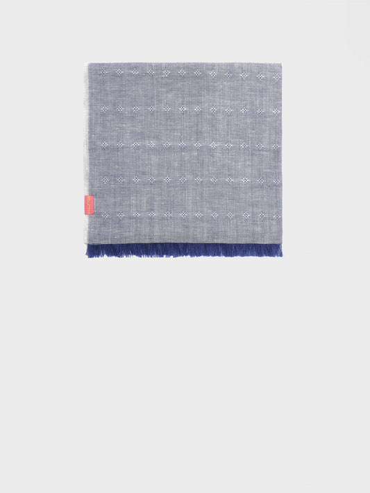 Yvory Shawl Linen Color Blue