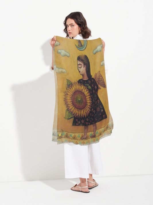 Influencia Shawl Baby Alpaca Color Multicolor