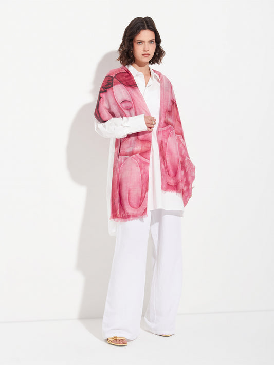 La Magia Shawl Baby Alpaca Color Multicolor