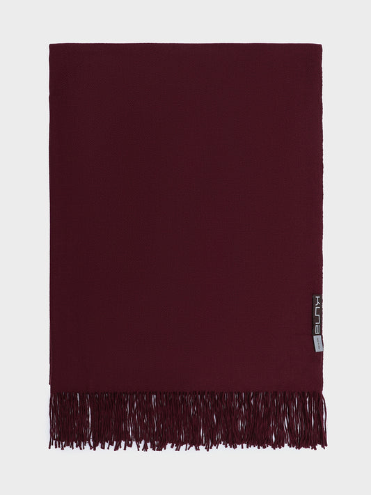 Bellinzona Shawl Vicuña Color Burdeo