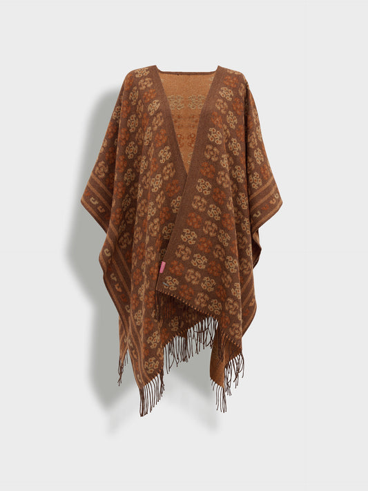 Chancay - 35 Poncho Baby Alpaca Color Brown