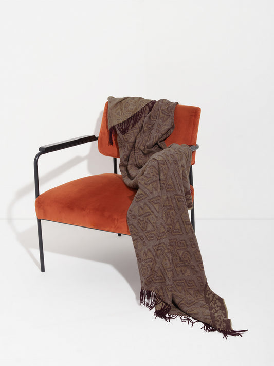 Chincha - 2 Blanket Baby Alpaca Color Cherry