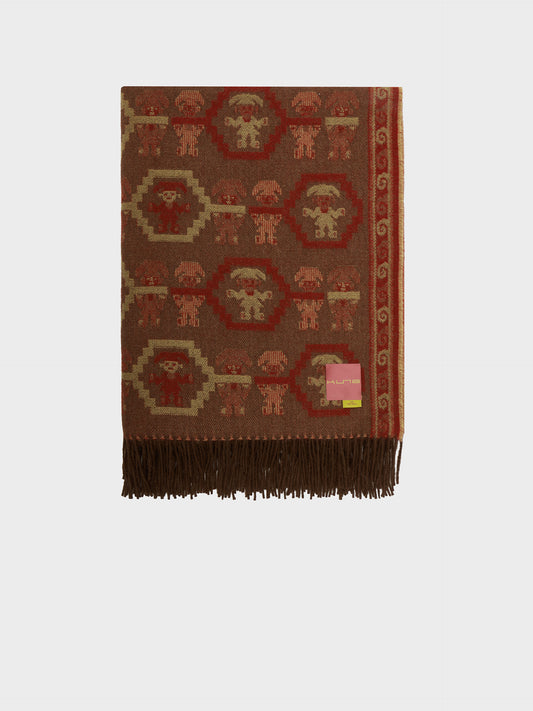 Chimu - 13 Blanket Baby Alpaca Color Red