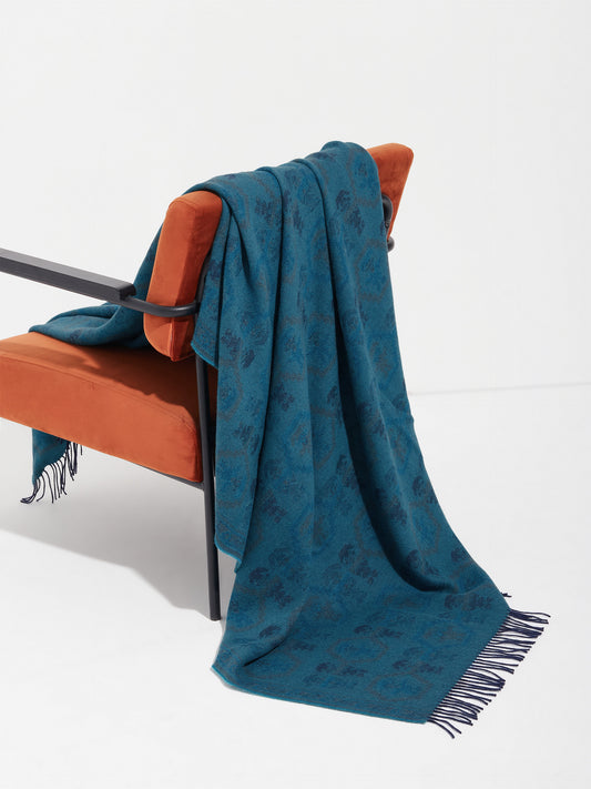 Chimu - 13 Blanket Baby Alpaca Color Turquoise