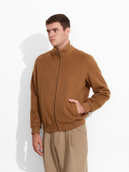 Alois Jacket Baby Alpaca Color Camel