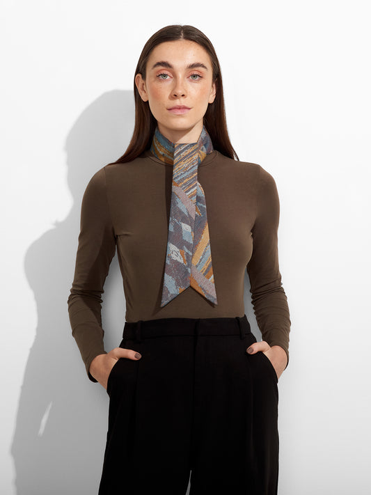 Zulett Tie Tie Baby Alpaca Color Multicolor