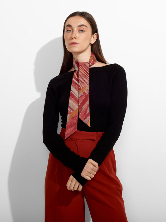 Zulett Tie Tie Baby Alpaca Color Multicolor