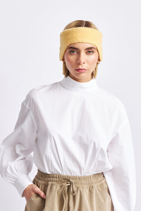 Vincha Whitecap De Alpaca Color Amarelo