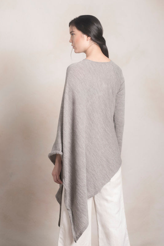 Plus Sweater Baby Alpaca Color Grigio