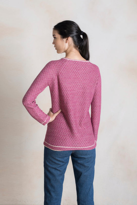 Regula Sweater Baby Alpaca Color Dahlia