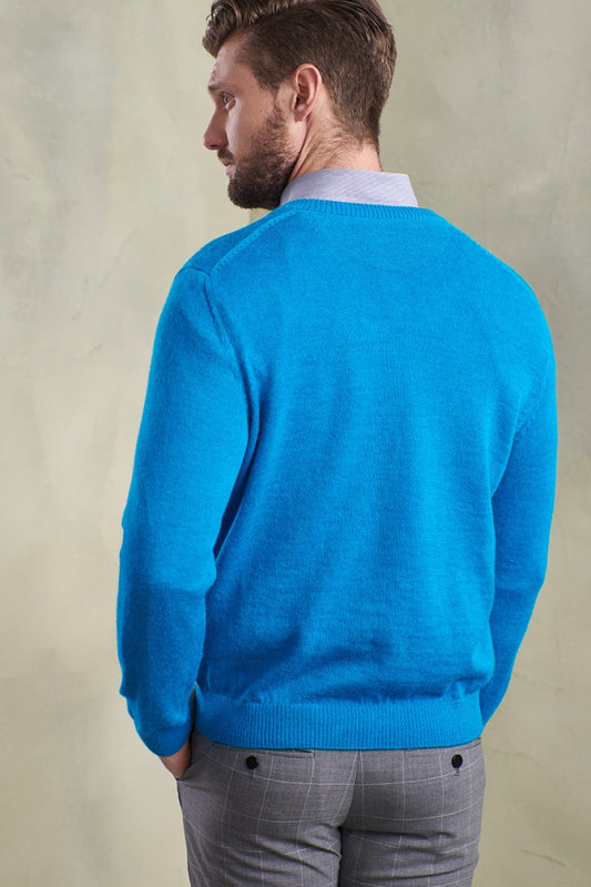 Ray Sweater Baby Alpaca Color River Blue