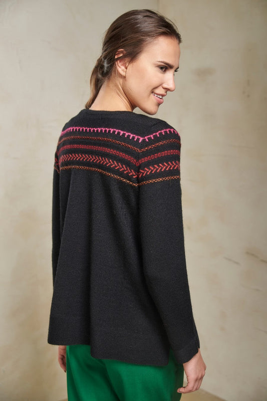 Sallali Sweater Baby Alpaca Color Black