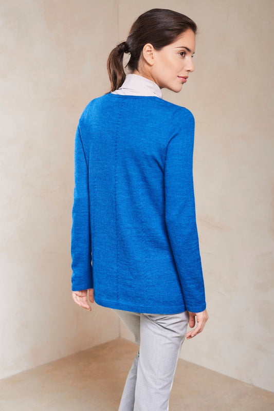 Strada Sweater Baby Alpaca Color Bluette