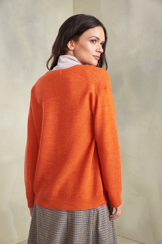 Tiffany Sweater Baby Alpaca Color Arancio