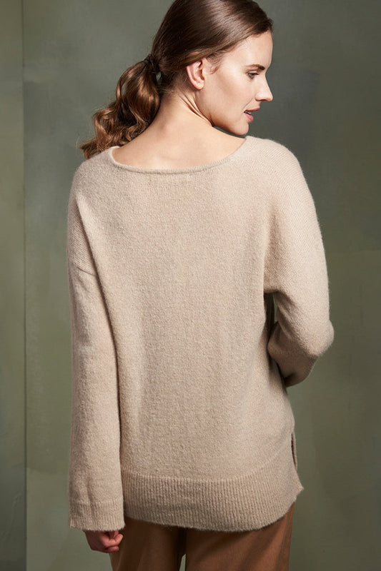 Tammy Sweater Baby Alpaca & Silk Color Nomad