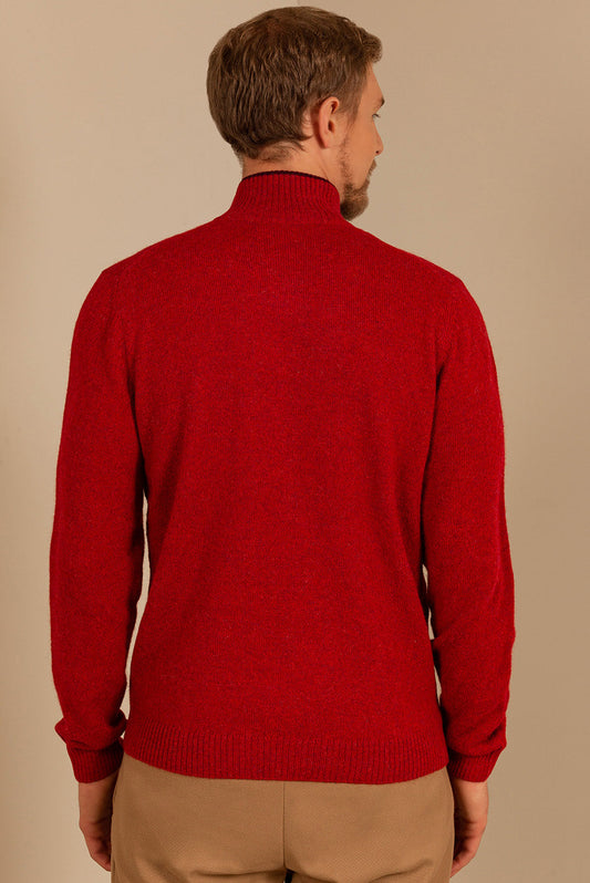 Satchmo Sweater Baby Alpaca Color Rosso